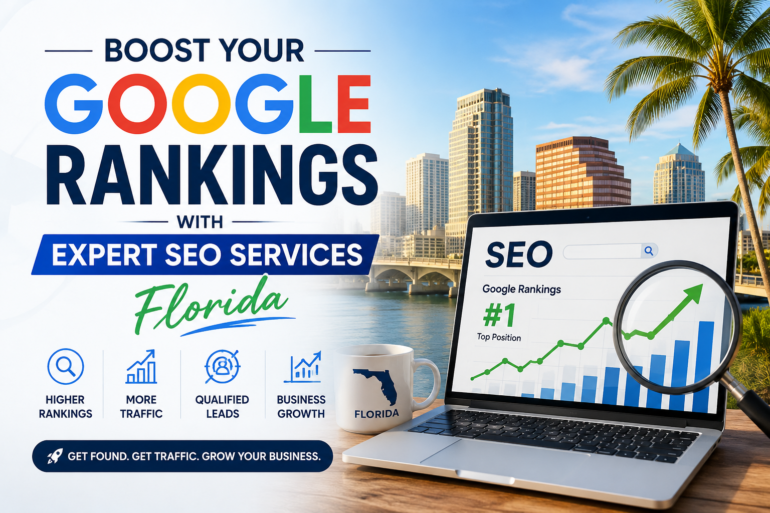 Expert SEO Services Florida helping businesses improve Google rankings, increase website traffic, generate leads, and achieve online growth.
