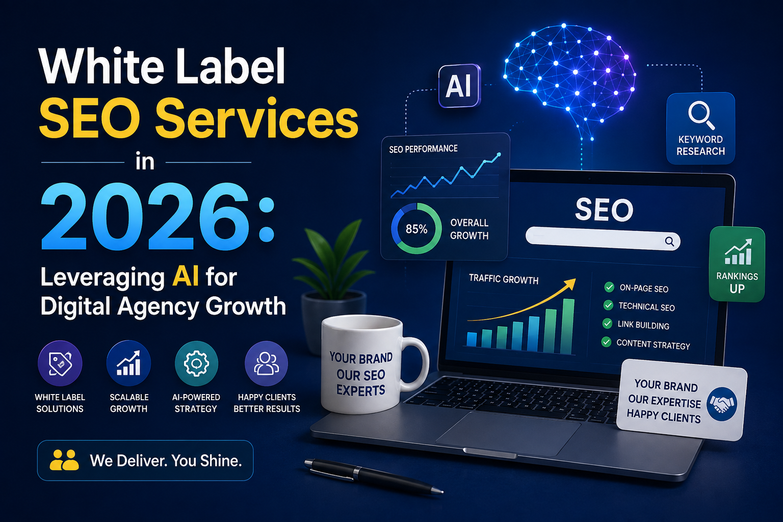 White label SEO services in 2026 leveraging AI for digital agency growth
